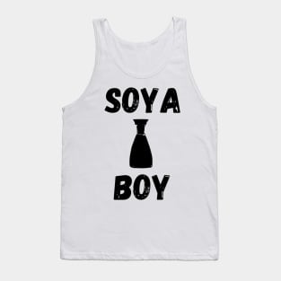 Soya Boy Asian Joke Design Tank Top